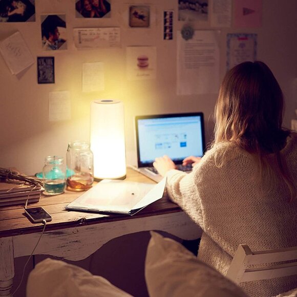 Table Lamp - Touch Sensor Bedside Lamp, Dimmable - Picture 5 of 6